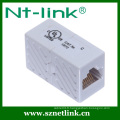 Hot Selling White Quality UTP Cat.5E En Line Coupler